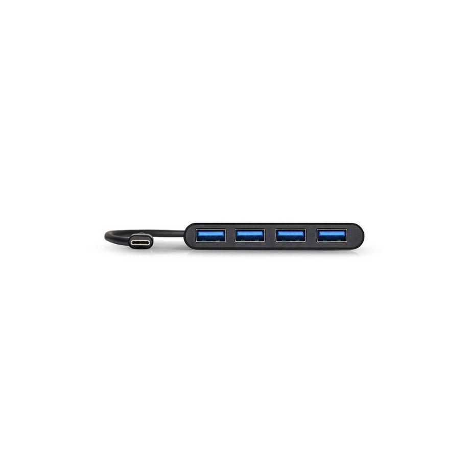 Port Designs  900123 Schnittstellen-Hub USB 3.2 Gen 1 (3.1 Gen 1) Type-C 5000 Mbit/s Schwarz 