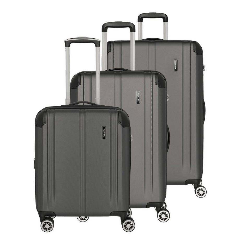 Travelite  City 3-piece trolley set anthracite 
