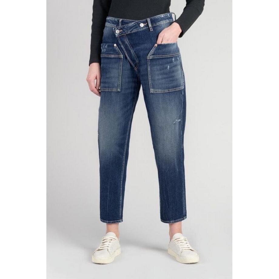 le temps des cerises Cosy Pocket Relaxed Loose Fit Jeans  