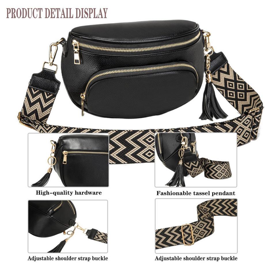 Only-bags.store Grand Sac Bandouliere Cuir Vegan Sac Telephone Blocage RFID  