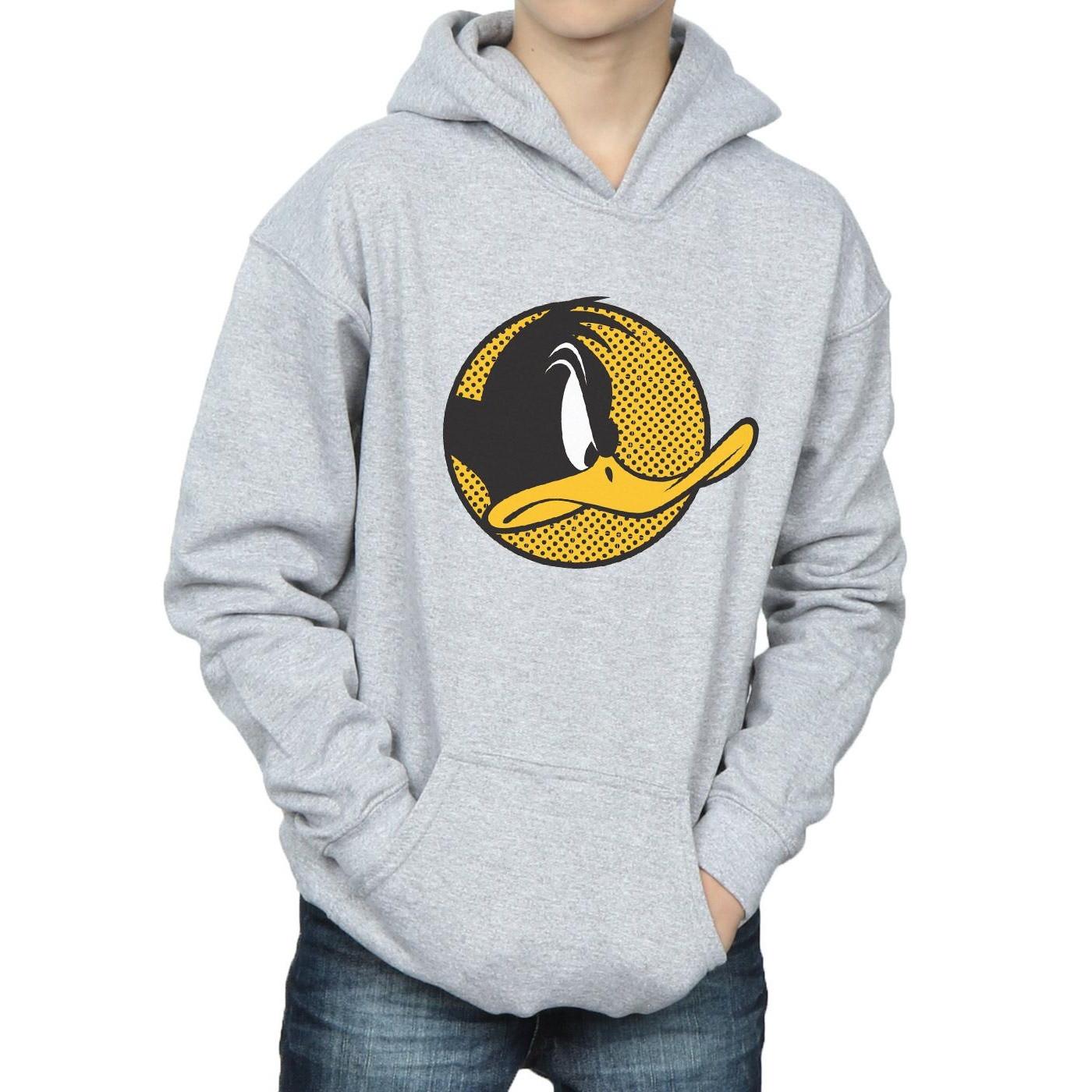 LOONEY TUNES  Sweat à capuche DAFFY DUCK DOTTED PROFILE 