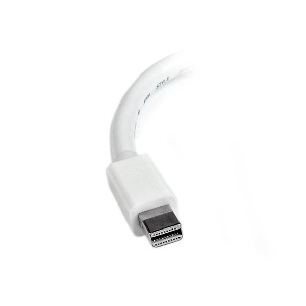 STARTECH.COM  StarTech.com Adaptateur Mini DisplayPort vers HDMI - Convertisseur Vidéo mDP à HDMI - 1080p - Mini DP ou TB 1/2 Mac/PC vers Moniteur/Affichage HDMI - Câble Passif mDP 1.2 vers HDMI - Blanc 