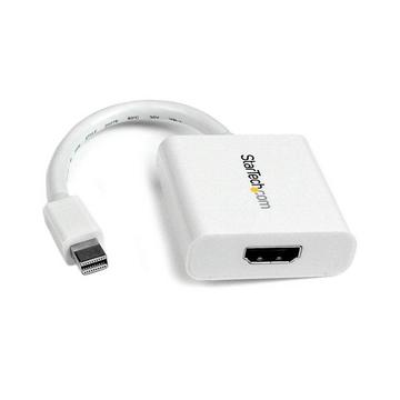 StarTech.com Adattatore Mini DisplayPort a HDMI Passivo 1080p - Convertitore Video mDP 1.2 a HDMI - Dongle Mini DP o Thunderbolt 1/2 Mac/PC a HDMI per Monitor/TV/Display - Bianco