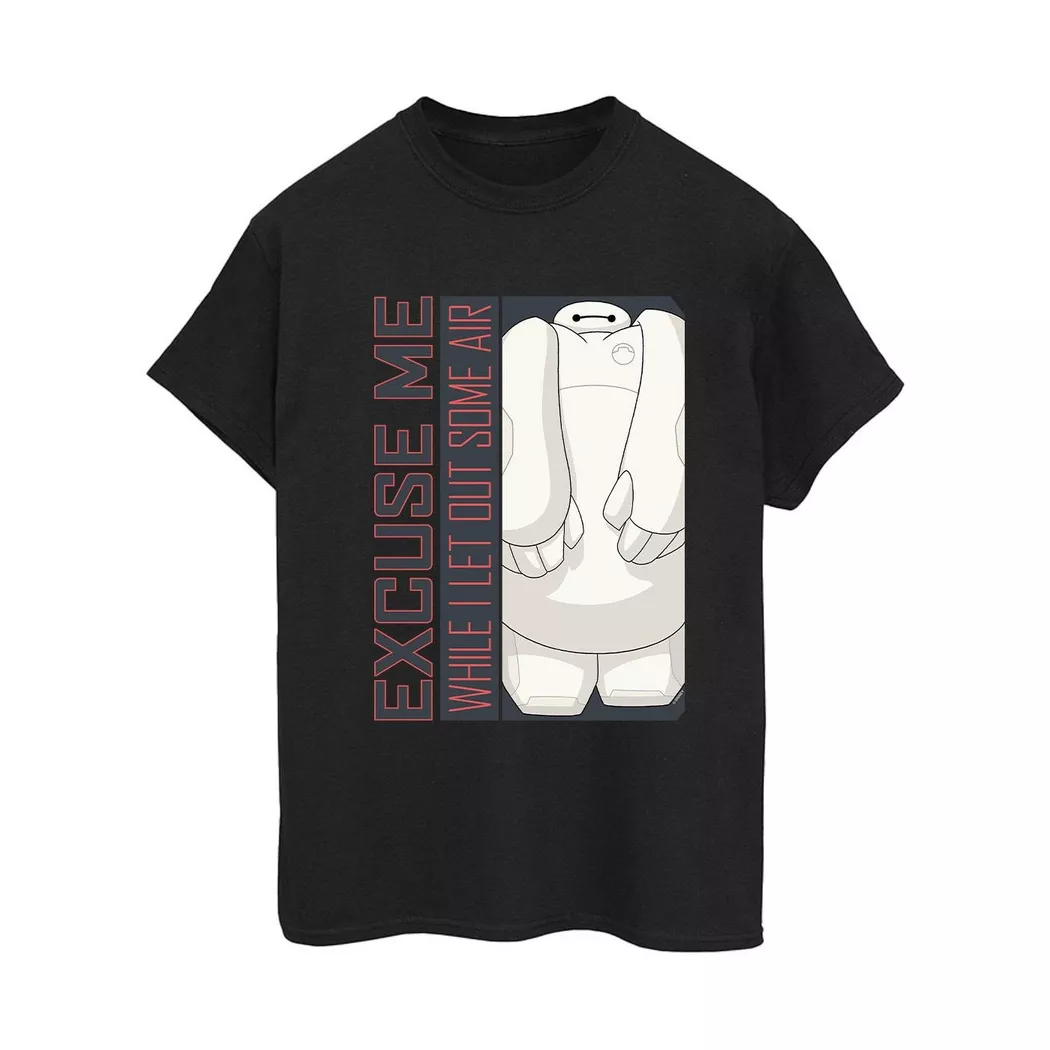 Disney - Big Hero 6 Excuse Me Some Air TShirt, für Damen, Schwarz, Größe XL