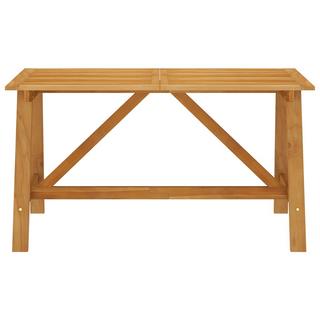 VidaXL Table de salle à manger de jardin bois d'acacia  