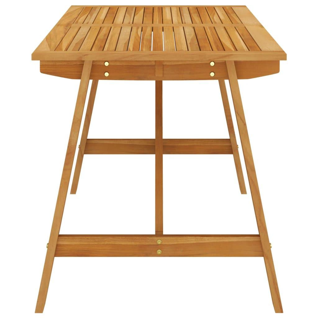 VidaXL Table de salle à manger de jardin bois d'acacia  