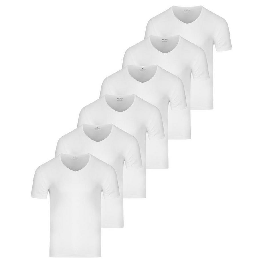 6er Pack Basic - Unterhemd / Shirt Kurzarm