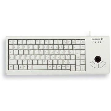 XS Trackball Keyboard, Deutsches Layout, QWERTZ Tastatur, kabelgebundene Tastatur, Trackingball