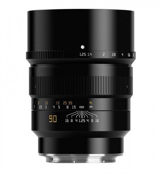 TTARTISANS  TTArtisan 90mm F1.25 MILC Obiettivi standard Nero 