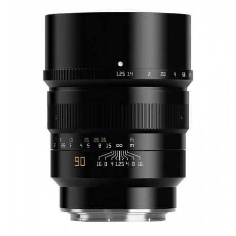 TTARTISANS  TTArtisan 90mm F1.25 MILC Obiettivi standard Nero 