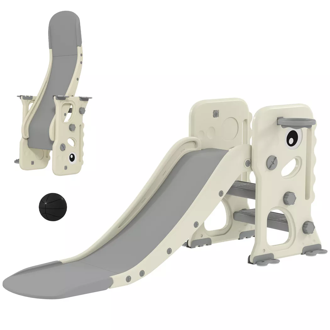 AIYAPLAY - Kinderrutsche, One Size, Weiss