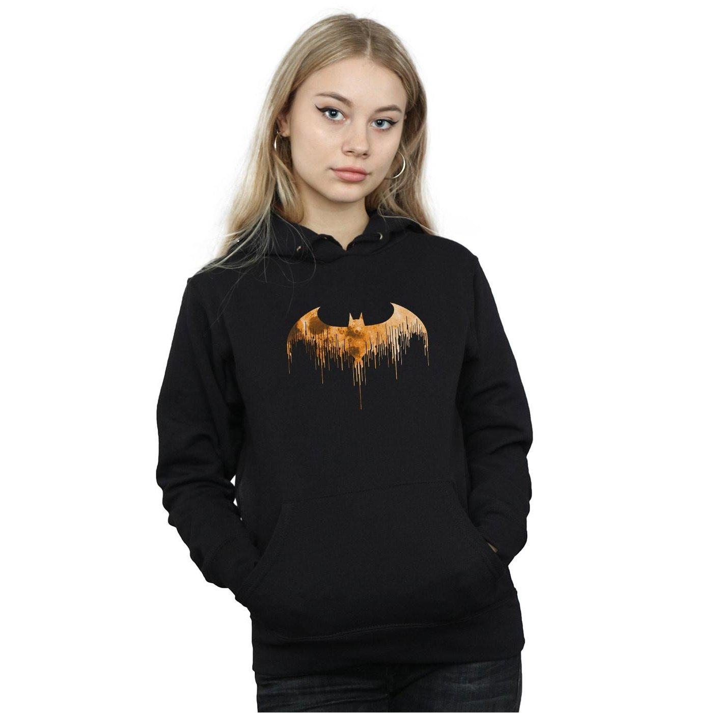 DC COMICS  Batman Arkham Knight Halloween Moon Logo Fill Kapuzenpullover 