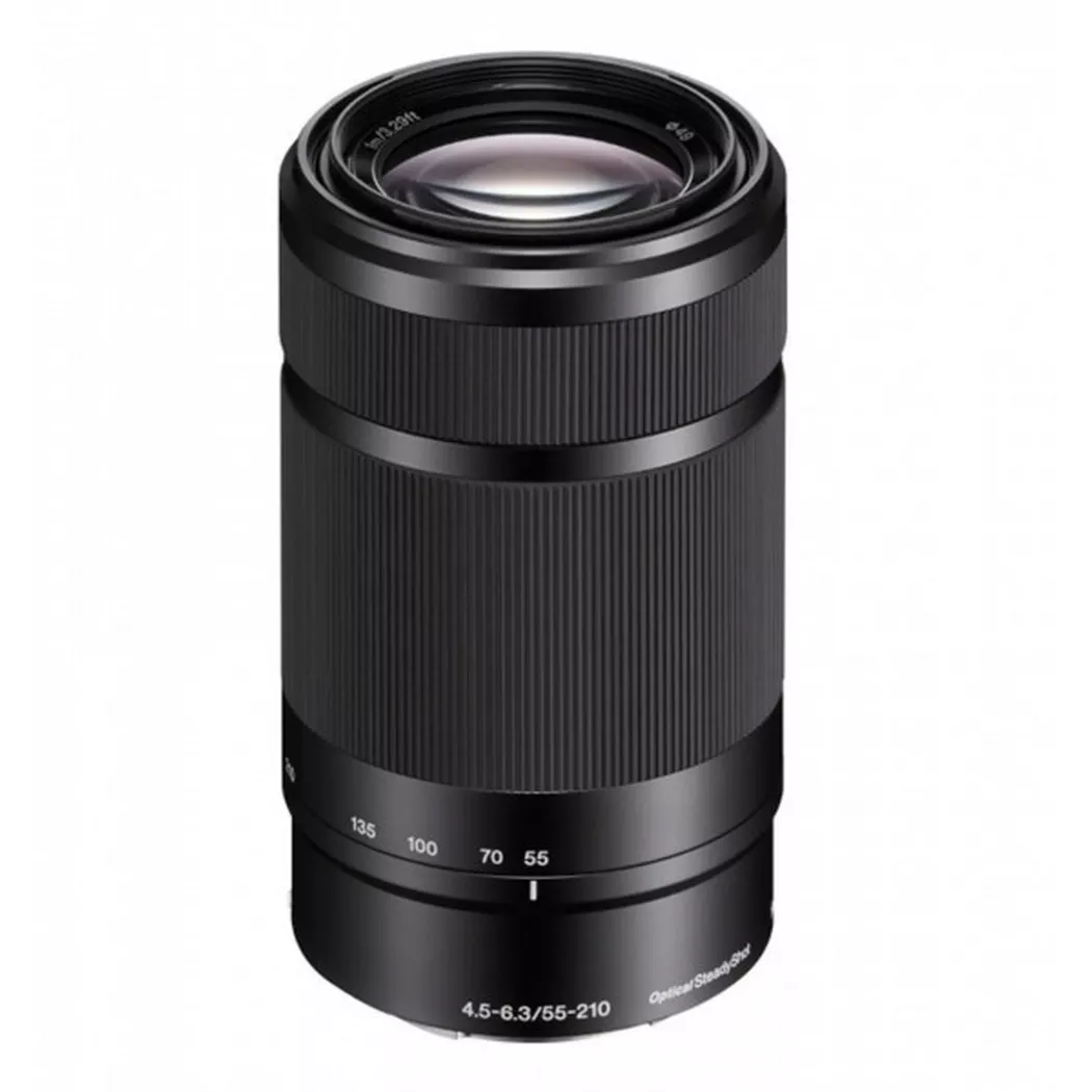 Sony - E-Mount APSC 55-210mm F4.5-6.3 B Import, Schwarz, 55-210MM