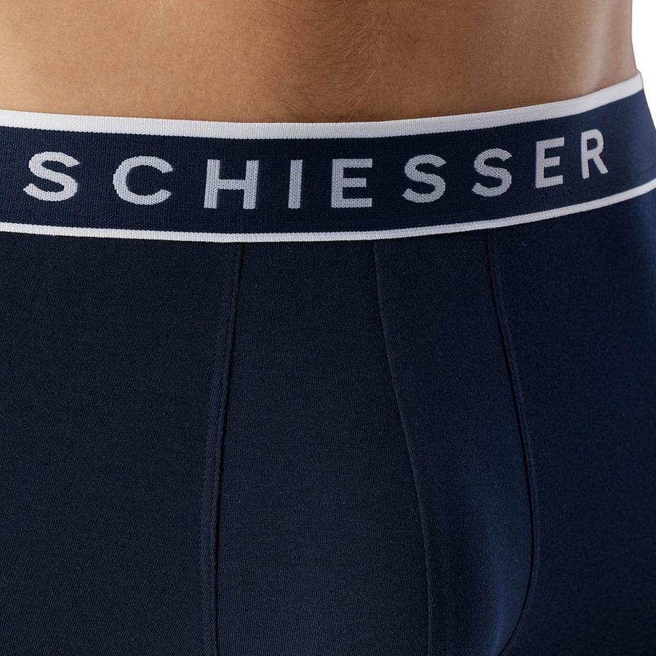 Schiesser Boxershorts 3er Pack Figurbetont Long  