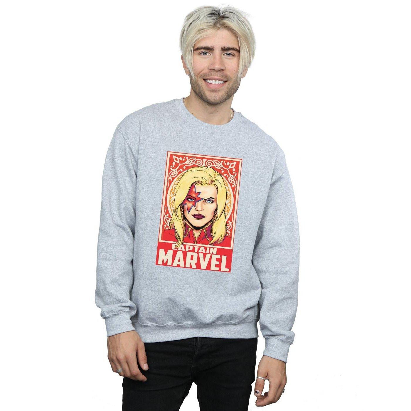 MARVEL  Captain Ornament Sweatshirt 