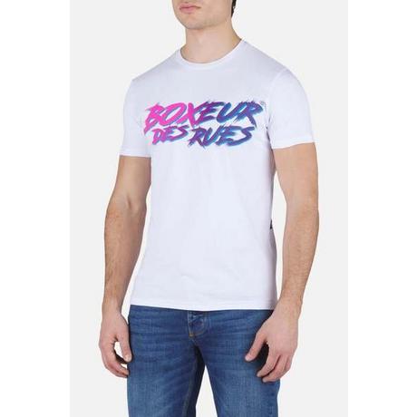 BOXEUR DES RUES Rundhals bedrucktes T-Shirt  