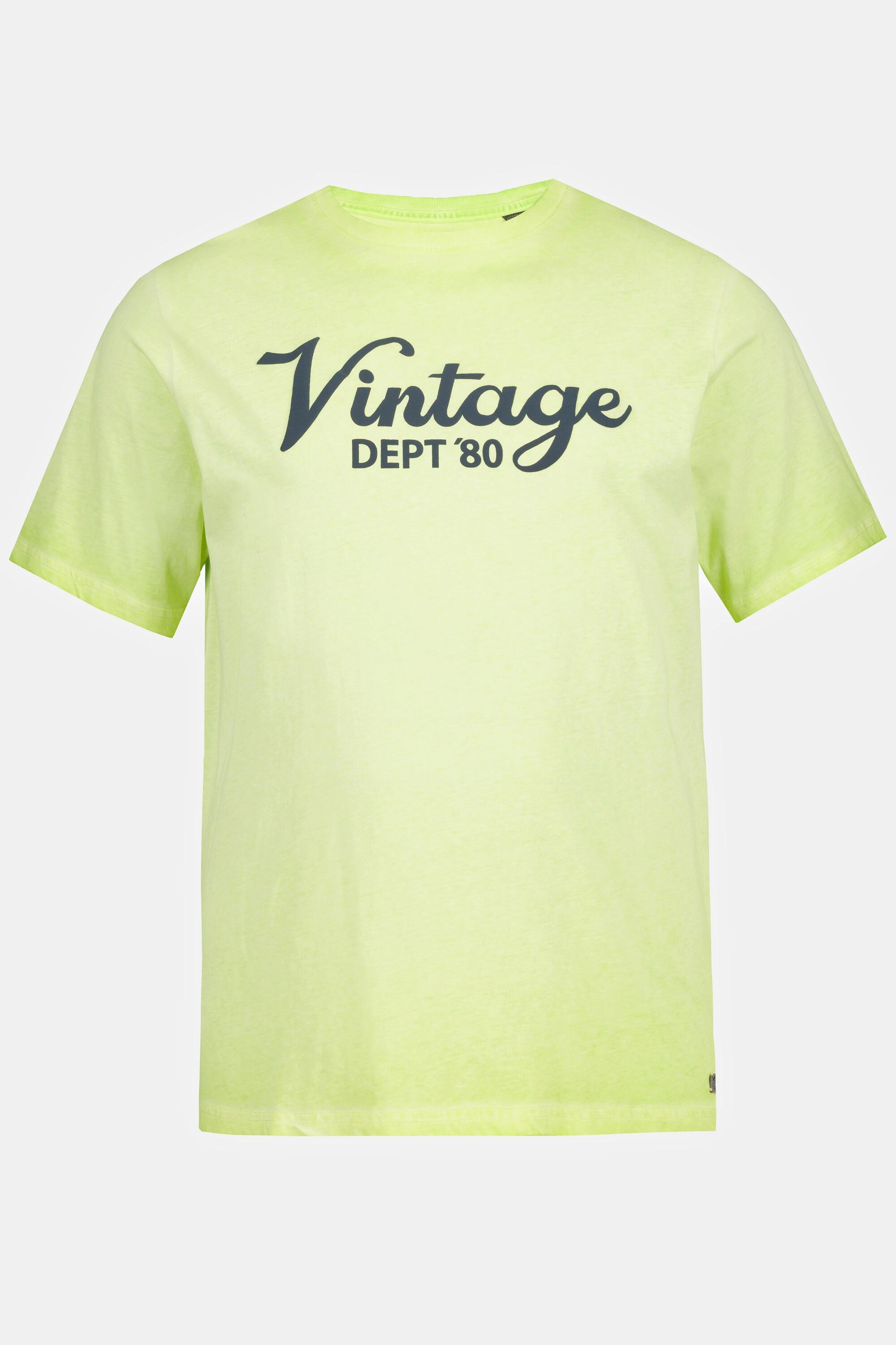 JP1880  T-shirt con stampa vintage e mezze maniche 