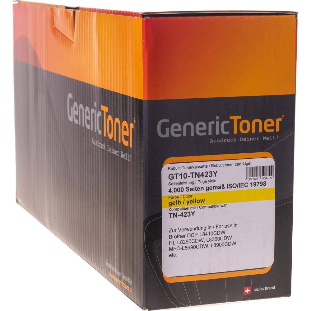 GenericToner  Toner Brother TN423Y 4'000 Seiten, yellow 