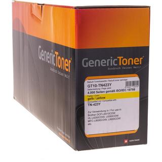GenericToner  Toner Brother TN423Y 4'000 Seiten, yellow 