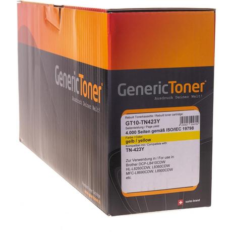 GenericToner  Toner Brother TN423Y 4'000 Seiten, yellow 