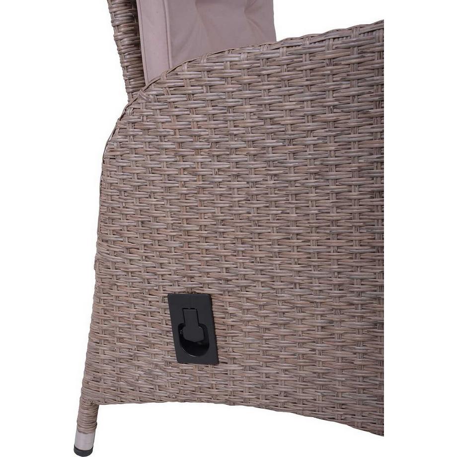 mutoni pleasure Chaise de jardin Braga I (lot de 2)  
