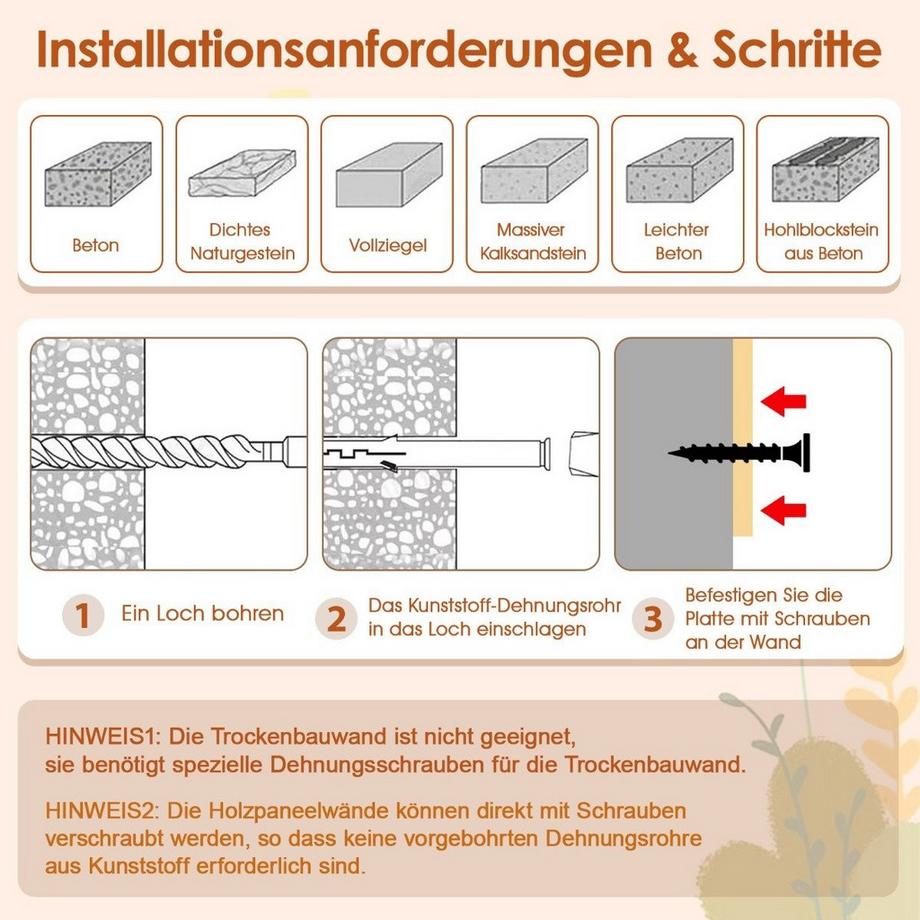 Northix  Ensemble mural pour chat avec hamac et maison 