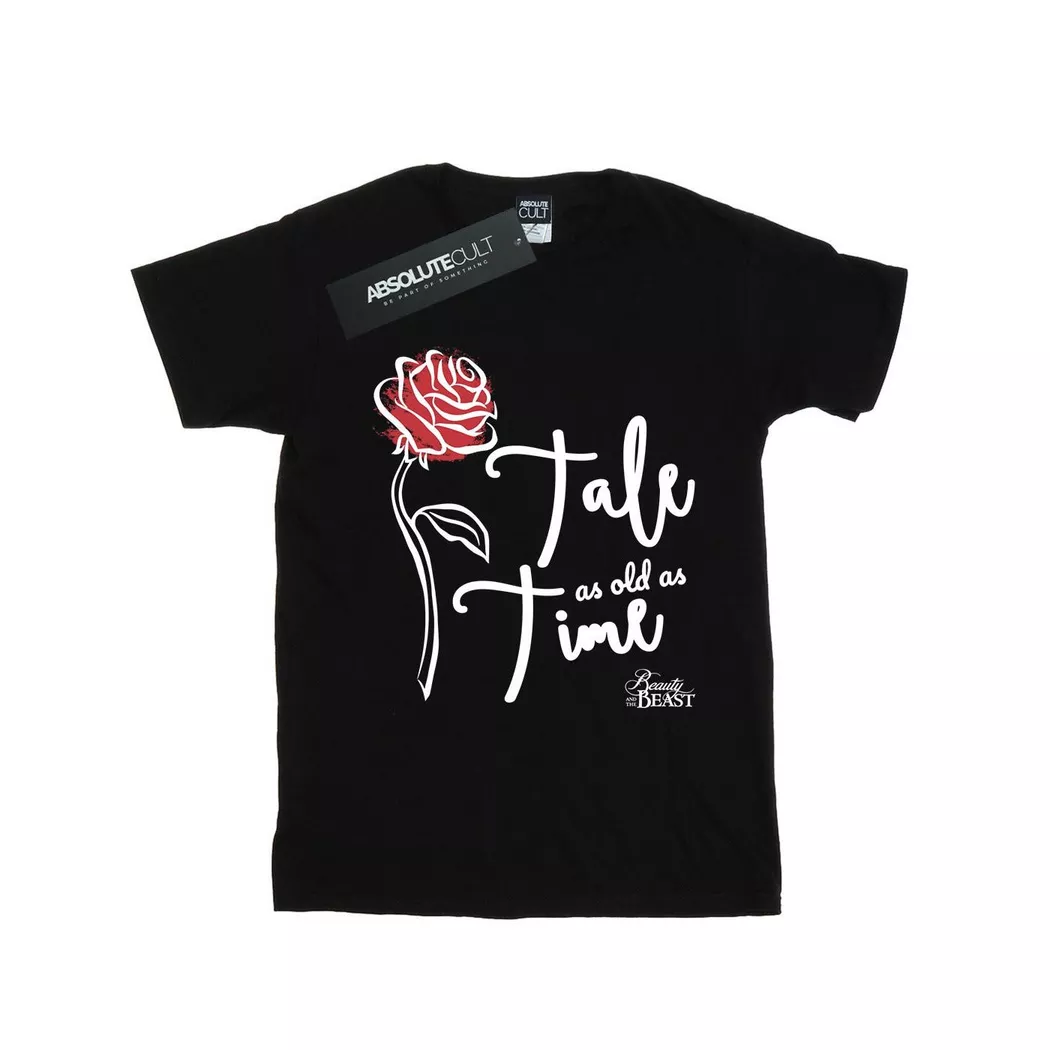 Disney - Tale As Old Time TShirt, für Damen, Schwarz, Größe XL