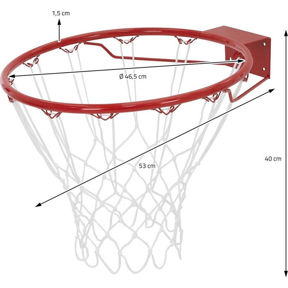 Pure2Improve  Basketballkorb-Ring mit Netz 
