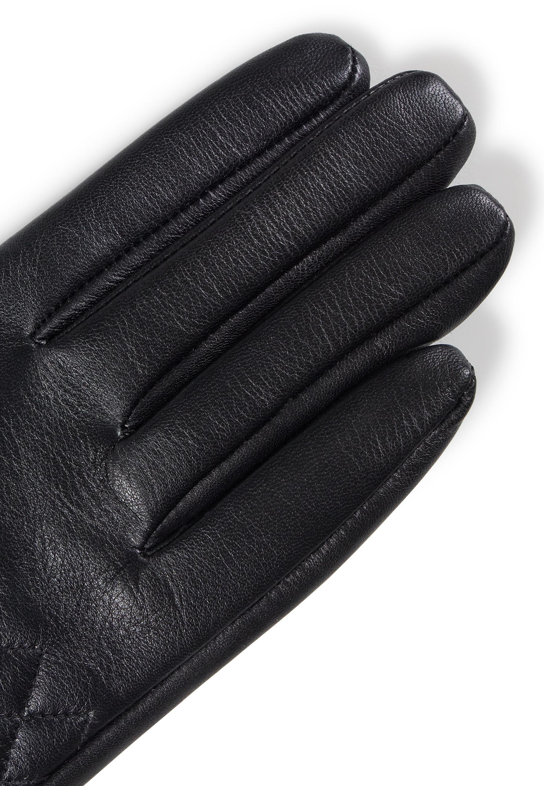 CASH-MERE.CH  Gants en cuir s, style caro, compatibles avec les écrans tactiles 