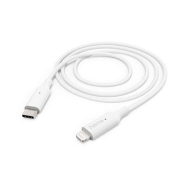 Cavo di ricarica HAMA da USB-C a Lightning 1,0 m bianco