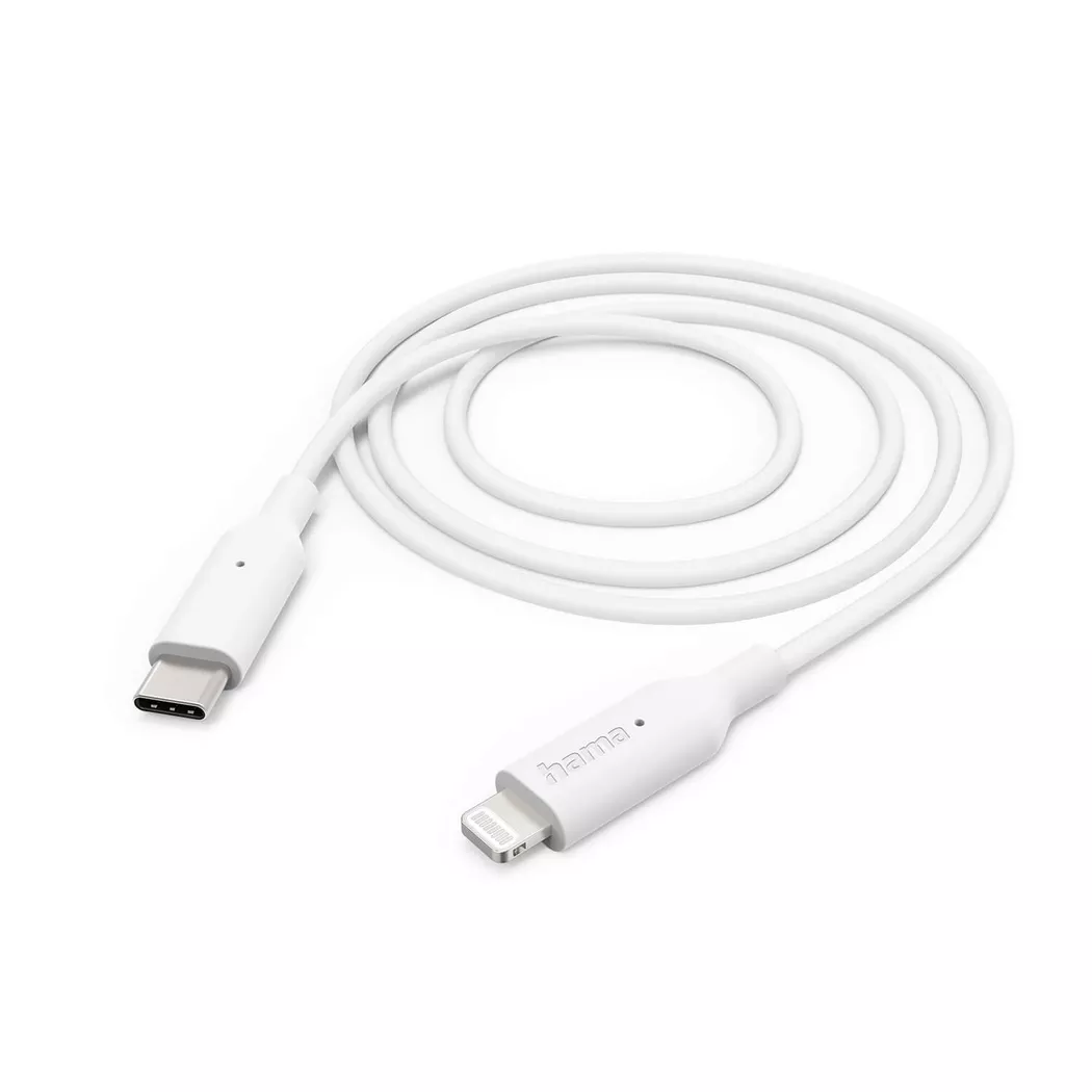 Hama 00201598 Lightning-Kabel 1 m Weiß