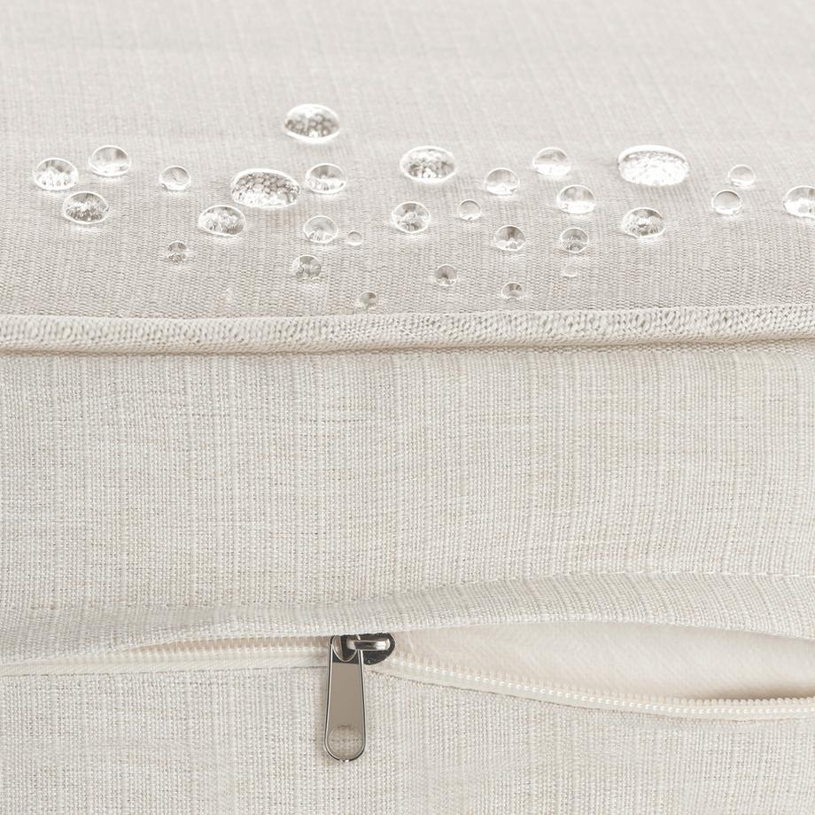 Tectake Fauteuil de jardin COMOSA épaisseur du coussin de l'assise 14 cm  