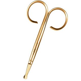 Rubis Nasenhaarschere, Inox, gold  