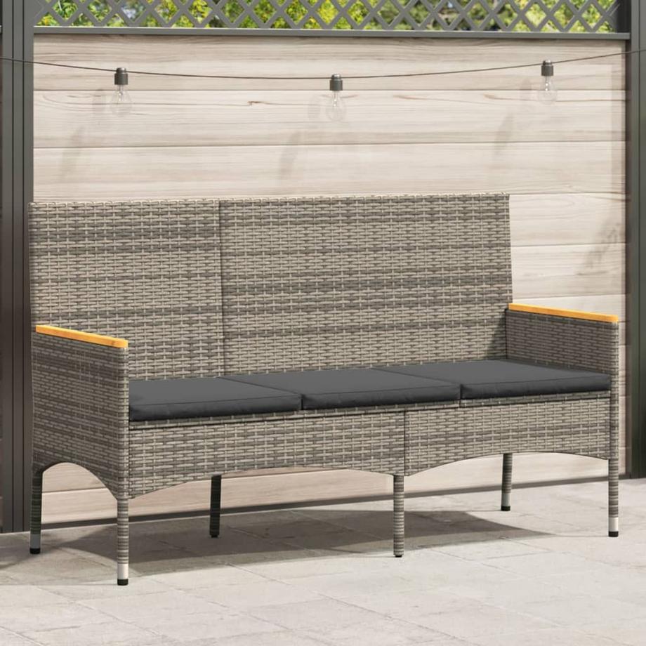 VidaXL Gartenbank poly-rattan  