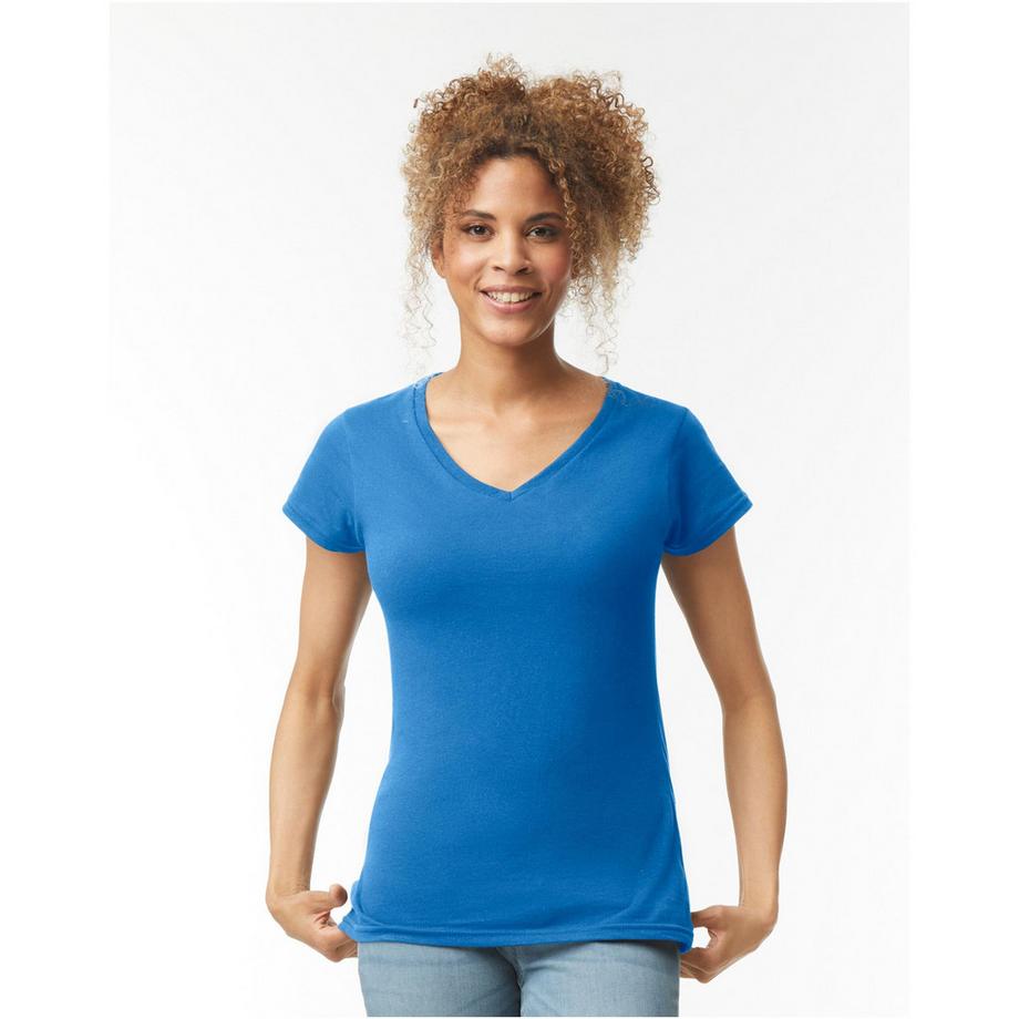 Gildan  T-ShirtManches Courtes À Col V 