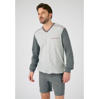 Damart  Pyjama + Shorts im Set, meliert, aus reinem, gekämmtem Baumwolljersey. 