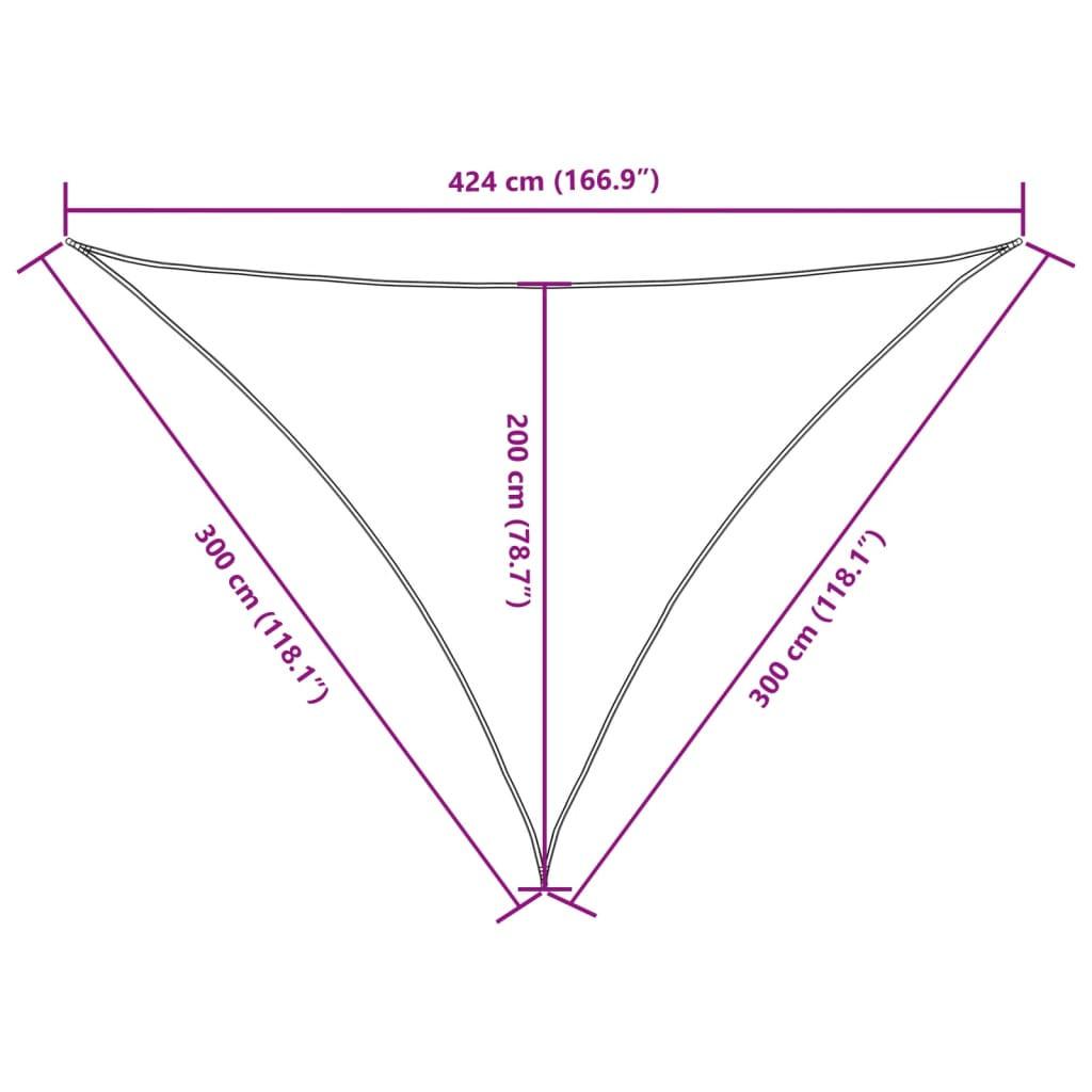 VidaXL Voile solaire  