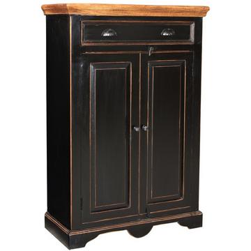 Commode haute Taverna noir miel 80x120