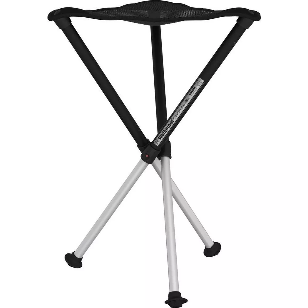 Walkstool Dreibeinhocker/Klappstuhl Schwarz