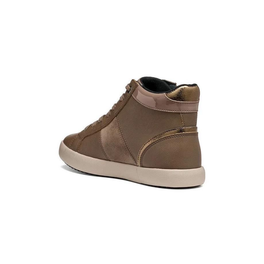 GEOX Blomiee Sneakers Hautes avec Fermeture Éclair Latérale  
