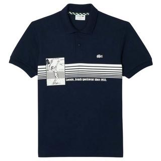 LACOSTE Polohemd mit Kontraststreifen  