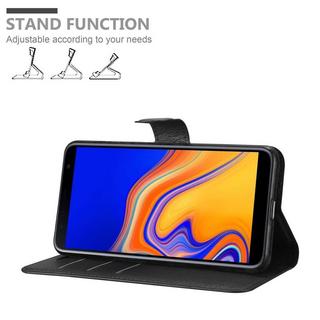 Cadorabo  Hülle für Samsung Galaxy J4 PLUS Standfunktion, Kartenfach 