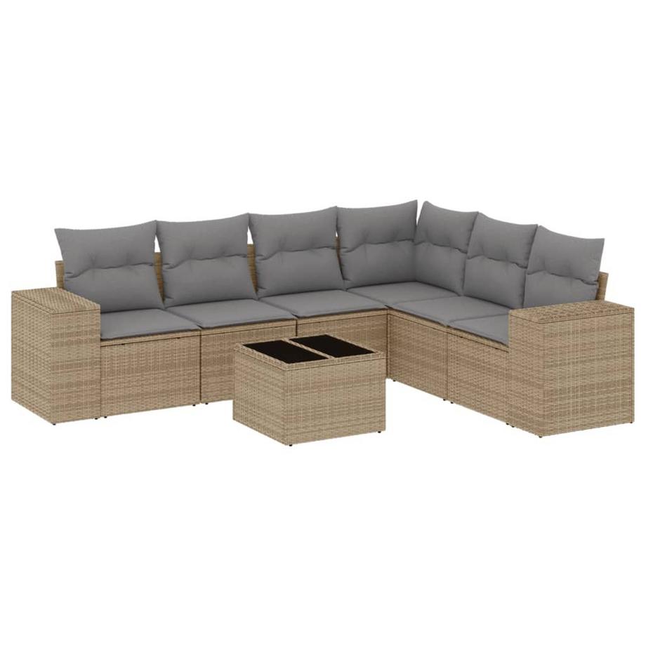 Garten sofagarnitur poly-rattan