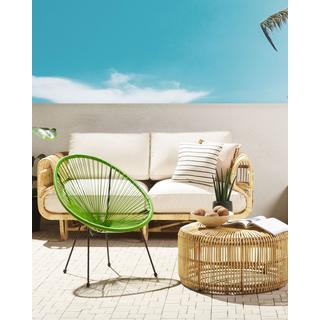 Beliani Set mit 2 Stühlen aus PE Rattan Modern ACAPULCO II  