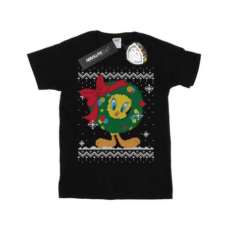 LOONEY TUNES  Tshirt TWEETY PIE CHRISTMAS FAIR ISLE 