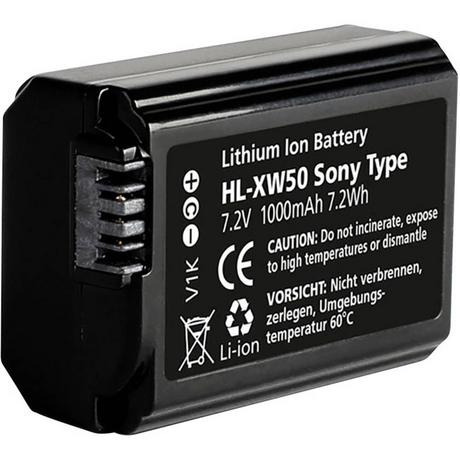 Hähnel Fototechnik  HL-XW50 Batteria ricaricabile fotocamera sostituisce la batteria originale (camera) NP-FW50 7.2 V 100 