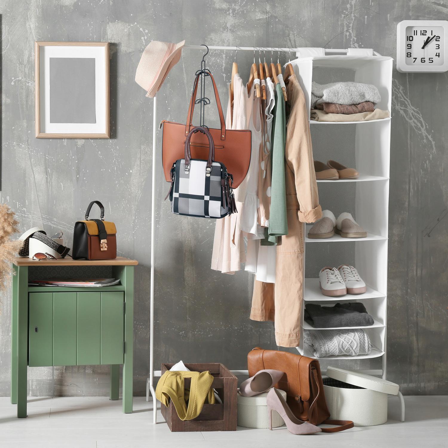 B2X Cintre Sac à Main 6 Crochets  