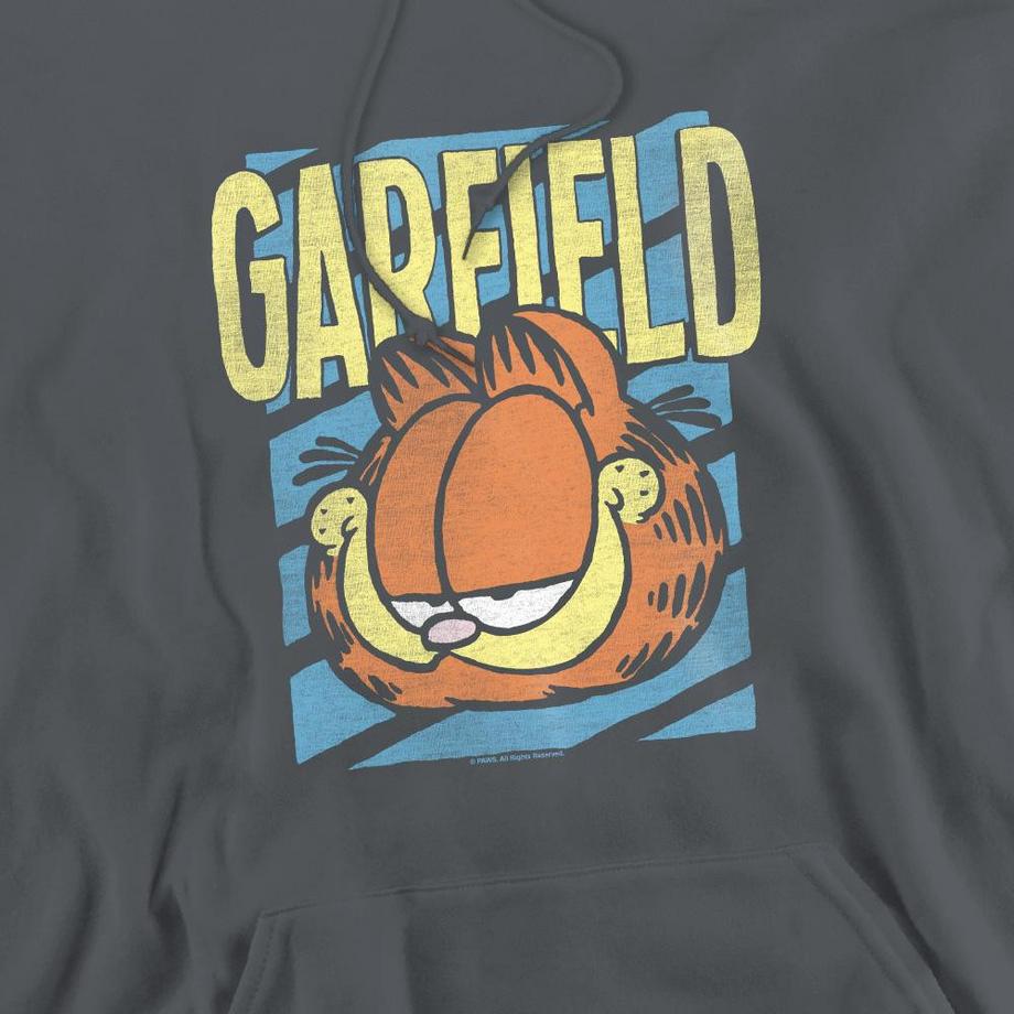 Garfield Rad Felpa Con Cappuccio  