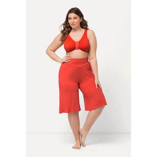 Ulla Popken  Bermuda, coupe large et droite, ceinture élastique 