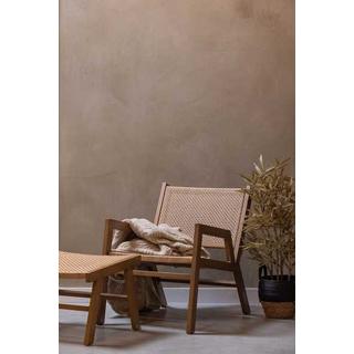 mutoni Fauteuil de jardin Pem aluminium naturel  